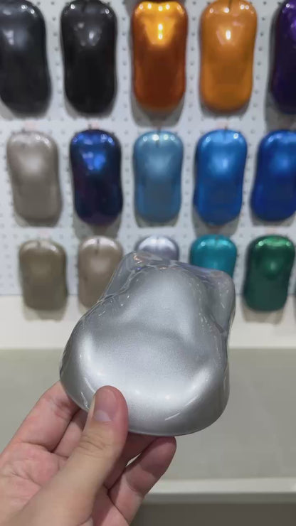 Powder Coating | Silky Silver Metallic | Powder Coating for Metal | SP-11326SB
